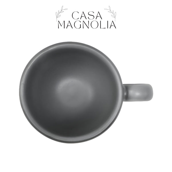 Taza Capuchino 244cc Gris Denali Mate Anfora