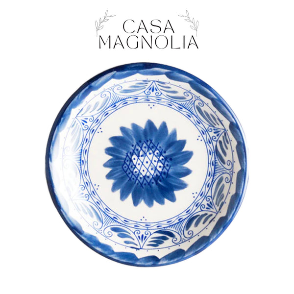 Plato Mantequilla Talavera cm Anfora – CasaMagnoliaMX